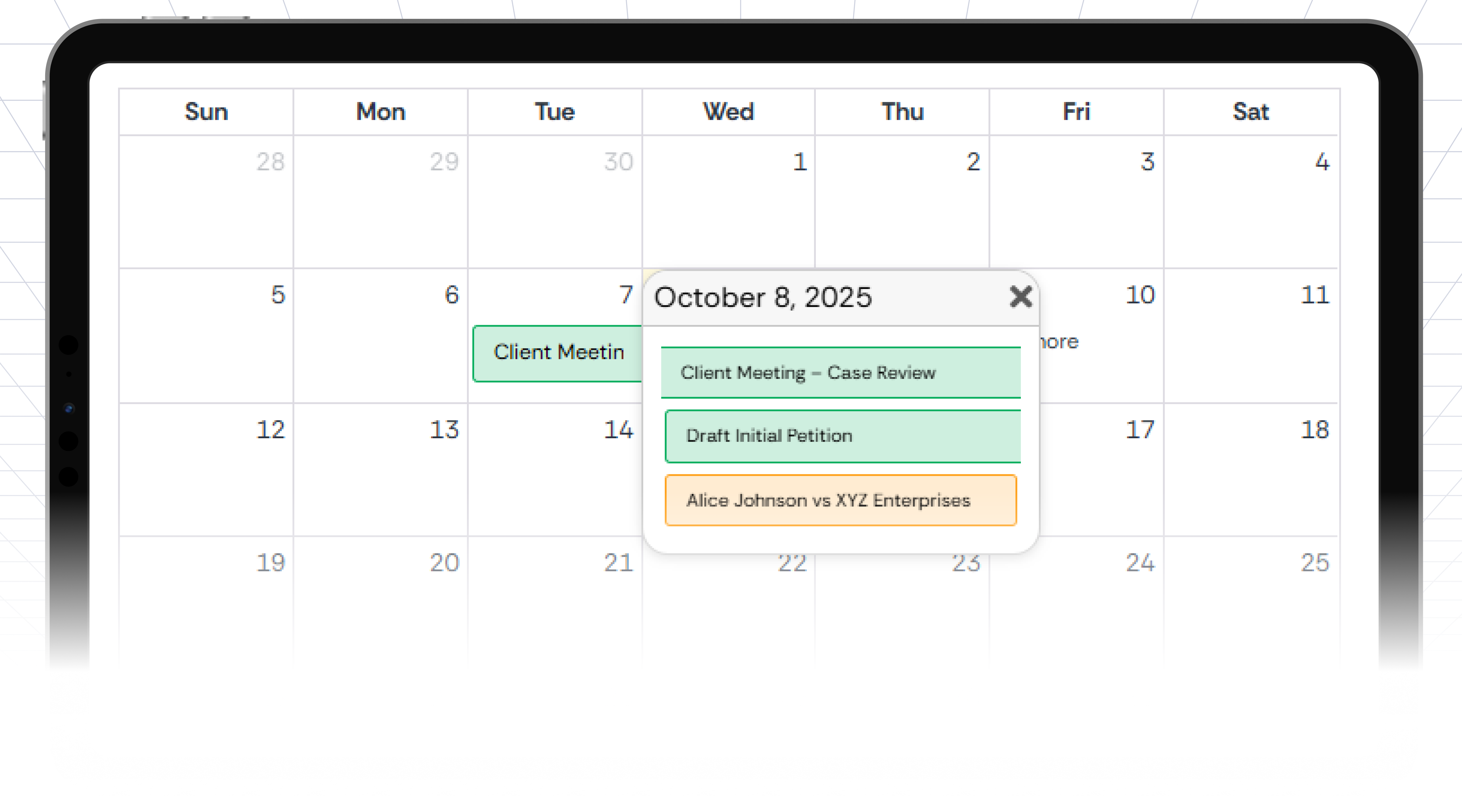 Task & Calendar Illustration